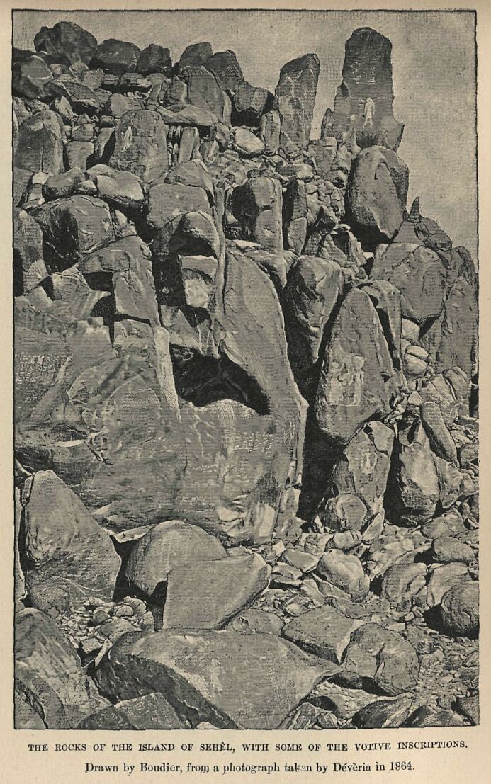 270.jpg the Rocks of The Island Of Sehl, With Some Of
The Votive Inscriptions 
